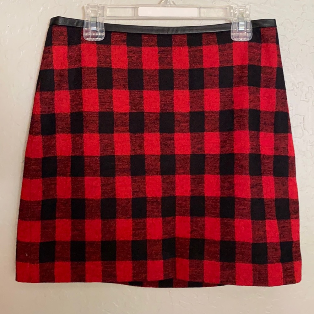 Madewell Plaid mini skirt